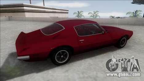 1970 Pontiac Firebird for GTA San Andreas