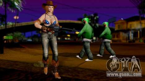 Dead Or Alive 5 - Tina Cowgirl with Pants for GTA San Andreas