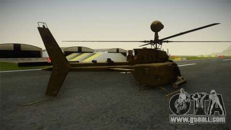 OH-58D Croatian Air Force for GTA San Andreas