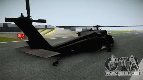 CoD 4: MW - UH-60 Blackhawk RAF Remastered for GTA San Andreas