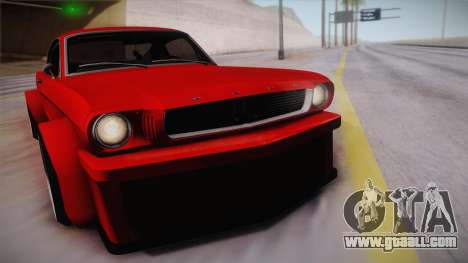 Ford Mustang Fastback 289 Wide Body 1966 for GTA San Andreas