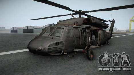 CoD 4: MW - UH-60 Blackhawk RAF Remastered for GTA San Andreas