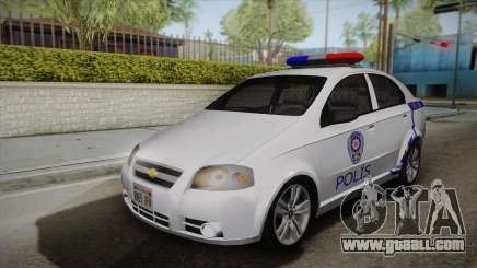 Chevrolet Aveo Turkish Police for GTA San Andreas