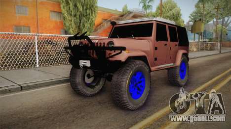 Jeep Wrangler 2012 for GTA San Andreas