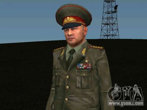 General of the army for GTA San Andreas