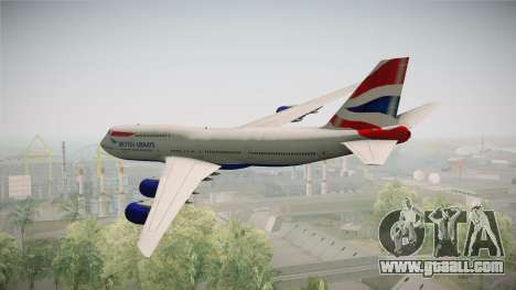 Boeing 747-8i British Airways for GTA San Andreas