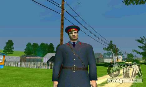The police captain of the USSR for GTA San Andreas