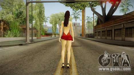 Tifa Lockhart Short Red Skirt v2 for GTA San Andreas