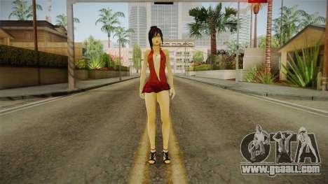 Tifa Lockhart Short Red Skirt v2 for GTA San Andreas