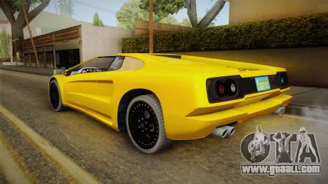GTA 5 Pegassi Infernus Classic Cabrio for GTA San Andreas