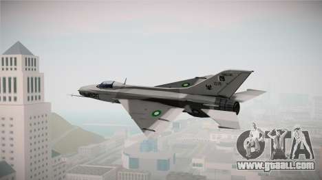 F-7 PG Pakistan Airforce for GTA San Andreas
