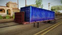 Blue Trailer Container HD for GTA San Andreas