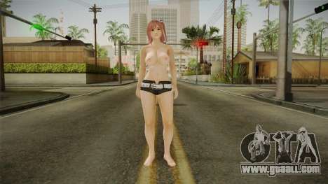 Dead Or Alive 5: LR - Honoka Casual Topless for GTA San Andreas