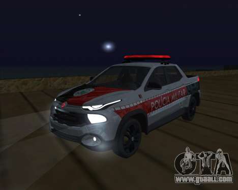 Fiat Toro Police Military for GTA San Andreas