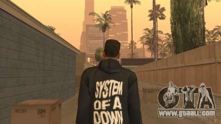 System of a Down Black Hoody v1 for GTA San Andreas