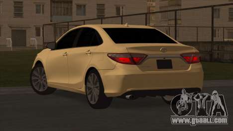 Toyota Camry 2017 for GTA San Andreas