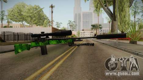 Green Sniper Rifle for GTA San Andreas
