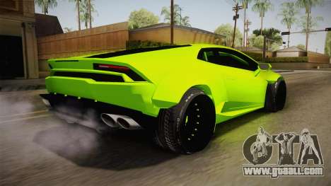 Lamborghini Huracan Rocket Bunny 2014 for GTA San Andreas