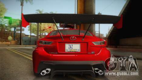 Lexus RC F RocketBunny for GTA San Andreas
