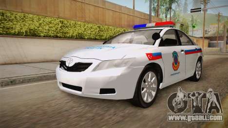 Toyota Camry Turkish Gendarmerie Traffic Unit for GTA San Andreas