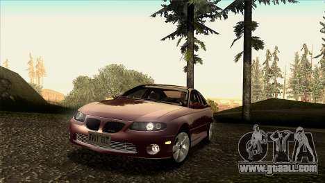 2005 Pontiac GTO IVF v 1.1 [Tunable] for GTA San Andreas