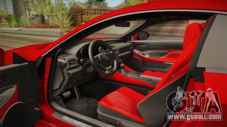 Lexus RC F RocketBunny for GTA San Andreas