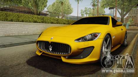 Maserati GranTurismo Sport v2 for GTA San Andreas