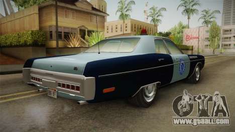 Plymouth Fury 1972 Massachusetts State Police for GTA San Andreas