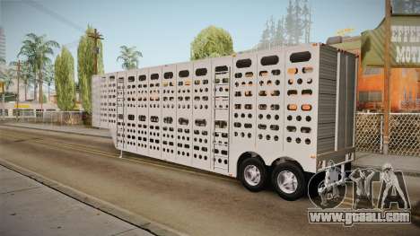 Double Trailer Livestock v3 for GTA San Andreas