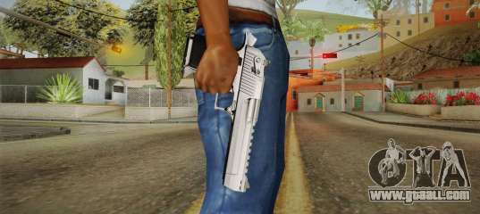 Desert Eagle Silver Chrome for GTA San Andreas