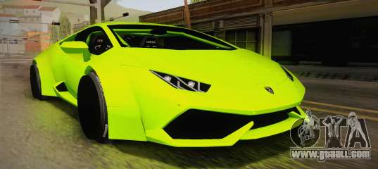 Lamborghini Huracan Rocket Bunny 2014 for GTA San Andreas