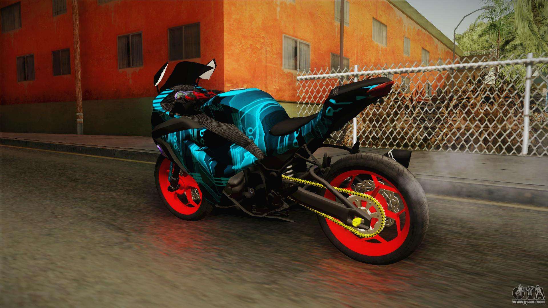 Kawasaki Ninja 250 FI Smoke Tech for GTA San Andreas