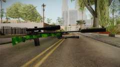 Green Sniper Rifle for GTA San Andreas