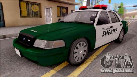 Ford Crown Victoria Flint County Sheriff 2010 for GTA San Andreas