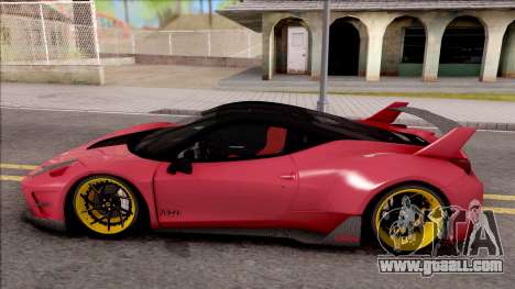 Ferrari 458 Italia Misha Design for GTA San Andreas