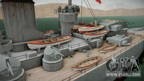 Littorio Class Battleship for GTA San Andreas