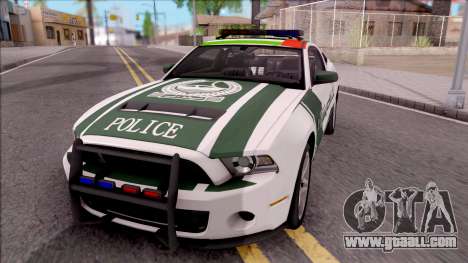 Ford Mustang Shelby GT500 Dubai HS Police for GTA San Andreas