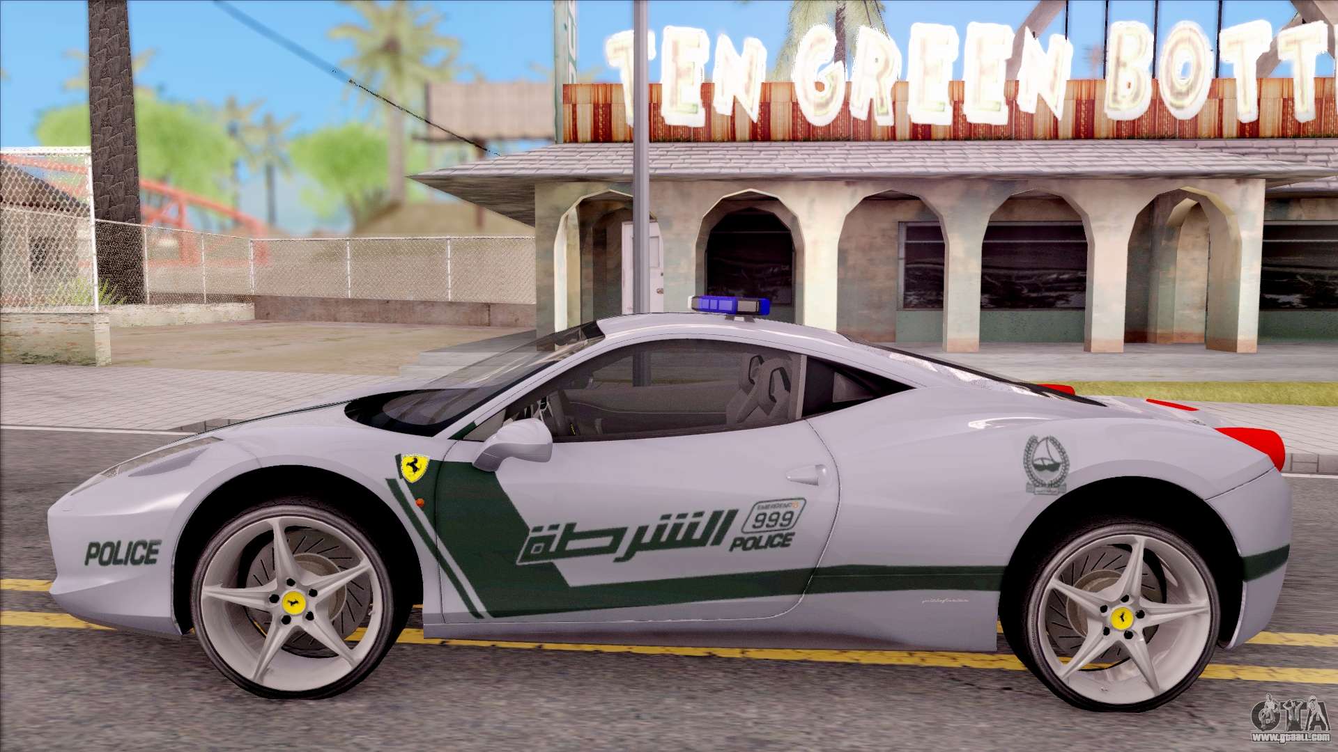 Download Ferrari 458 Italia - Police for GTA San Andreas