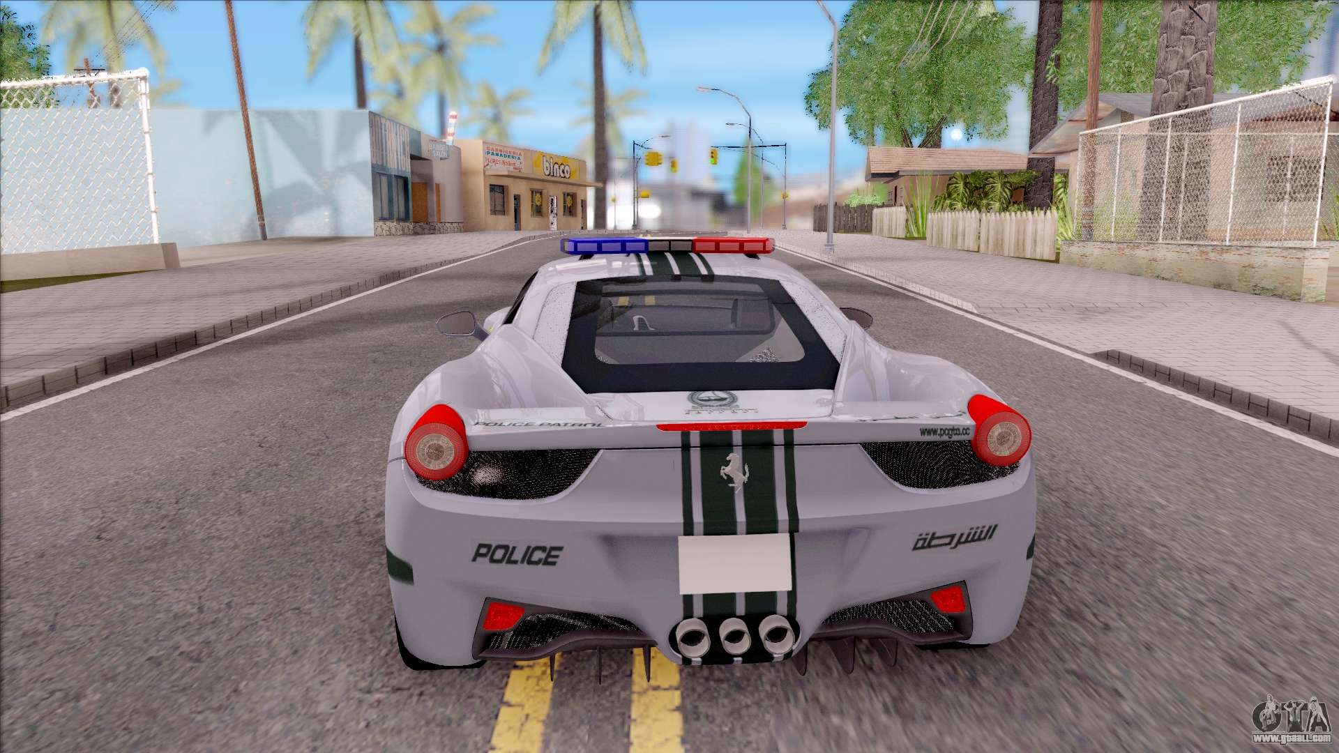 Download Ferrari 458 Italia - Police for GTA San Andreas