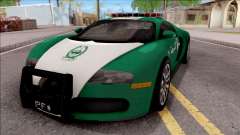 Bugatti Veyron Dubai High Speed Police for GTA San Andreas