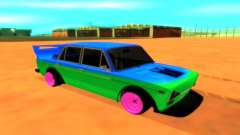 VAZ 2106 turquoise for GTA San Andreas