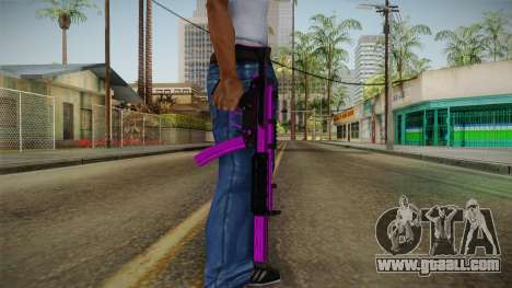 Purple MP5 for GTA San Andreas