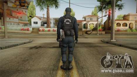 Turkish Riot Police Officer - Long Sleeves for GTA San Andreas