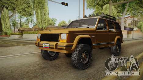 Jeep Cherokee 1984 for GTA San Andreas