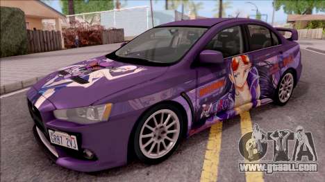 Mitsubishi Lancer Evo X Itasha Nico Robin for GTA San Andreas