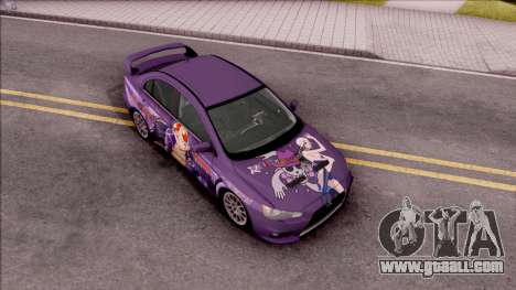 Mitsubishi Lancer Evo X Itasha Nico Robin for GTA San Andreas