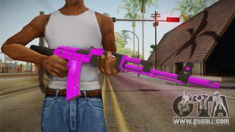 Purple AK47 for GTA San Andreas