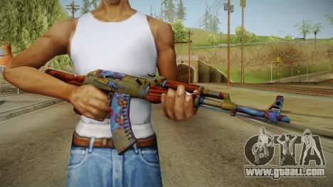 CS: GO AK-47 Case Hardened Skin for GTA San Andreas