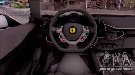 Ferrari 458 Italia Black for GTA San Andreas