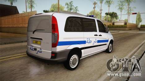 Mercedes-Benz Vito Algerian Police for GTA San Andreas